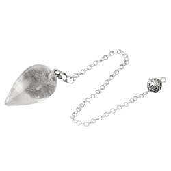 Pendule Goutte en Cristal de Roche