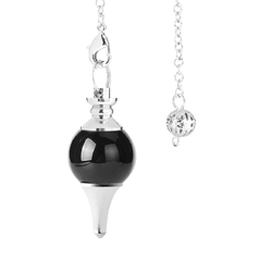 pendule radiesthesie obsidienne