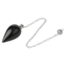 Pendule Goutte en Obsidienne